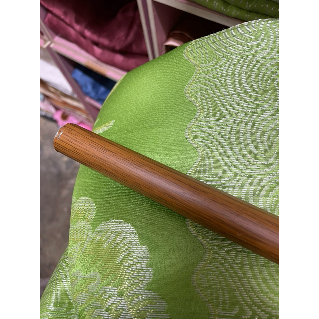 ราวผ้าม่าน ลายไม้ พิมพ์ลาย (ไม่รวมอุปกรณ์) ***เกิน1.8เมตรแถมตัวต่อและตัดแบ่ง***