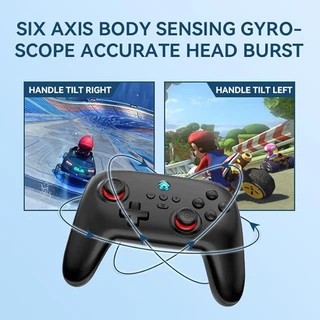 Wireless Pro Controller สําหรับ Nintendo Switch OLED/Switch2/PC JOC/IOS คอนโทรลเลอร์สําหรับเล่นเกมพร้อมจอยสติ๊ก