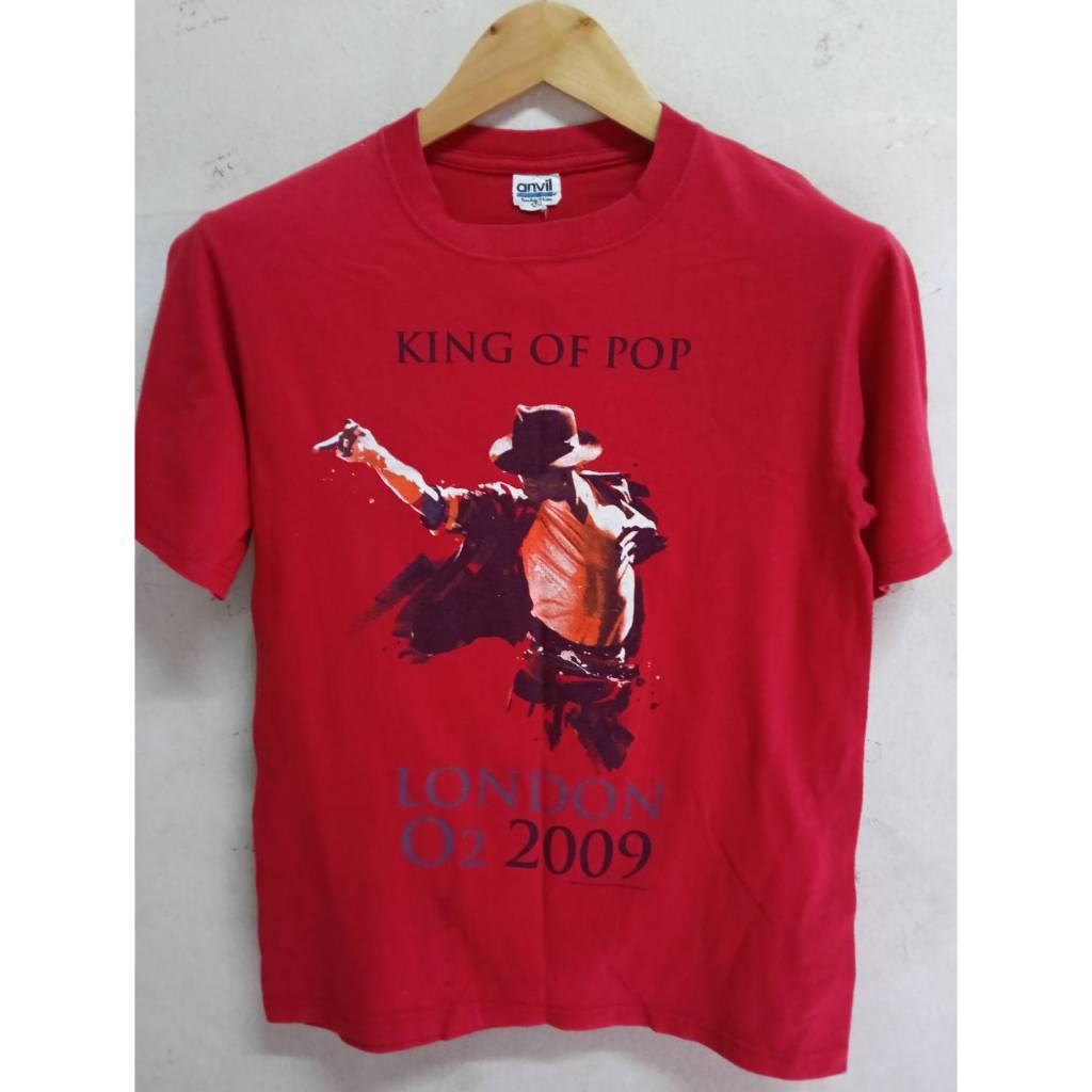 เสื้อยืดมือสอง Offcial Michael Jackson  "London 02 ตอก2009