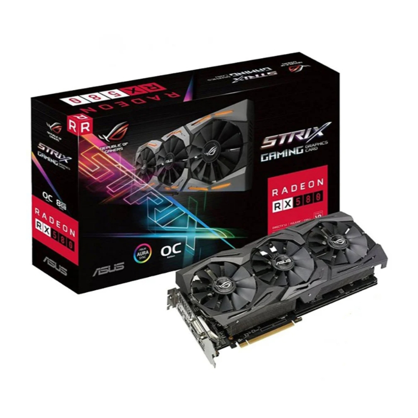 RX580 8Gมือ✌️ ASUS ROG STRIX GAMING