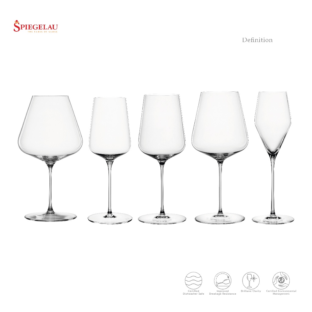 แก้วไวน์ Spiegelau Definition Collection แก้วไวน์คริสตัล