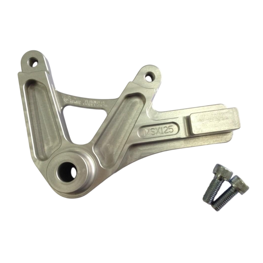 Gcraft ASIA ขาจับคาลิปเปอร์หลัง Brembo 2P สำหรับ MSX/GROM สีเงิน