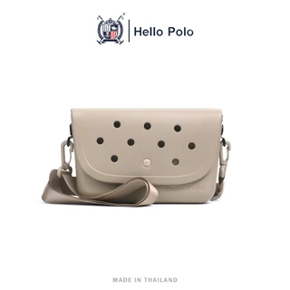 Hello Polo ลำลอง แบบพกพา กระเป๋าสะพายผญ crossbody bag เบาและทนทาน ดีไซน์เรียบง่าย ทนทาน แบบกันน้ำ ของขวัญวันแม่ BH2007