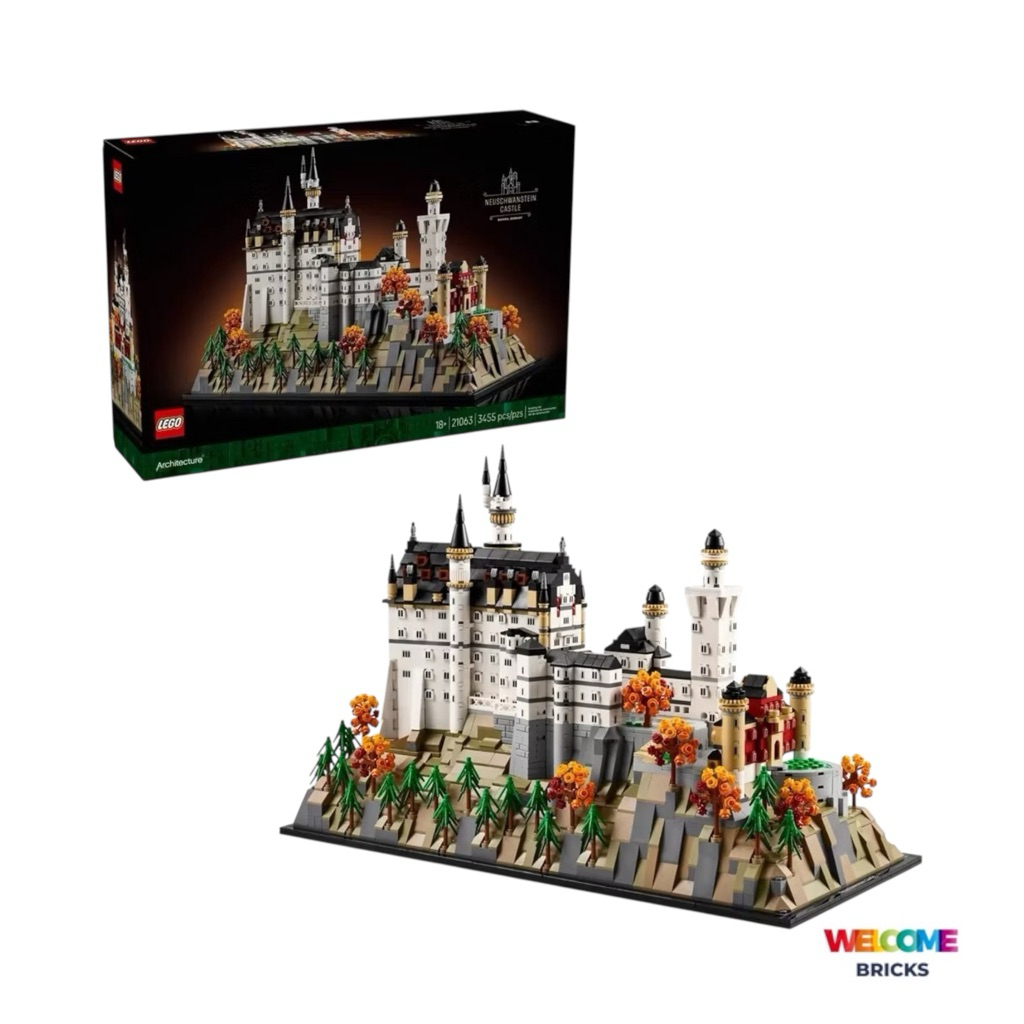 Lego Architecture 21063 Neuschwanstein Castle 🥰🥰🥰🥰เลโก้ ของแท้ กล่องสวย สินค้าใหม่ ของใหม่ 100%