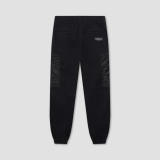DAVIE JONES [BE FEARLESS] กางเกงจ็อกเกอร์ผู้ชาย Slim Fit Joggers สีเขียว ดำ กากี GP0019