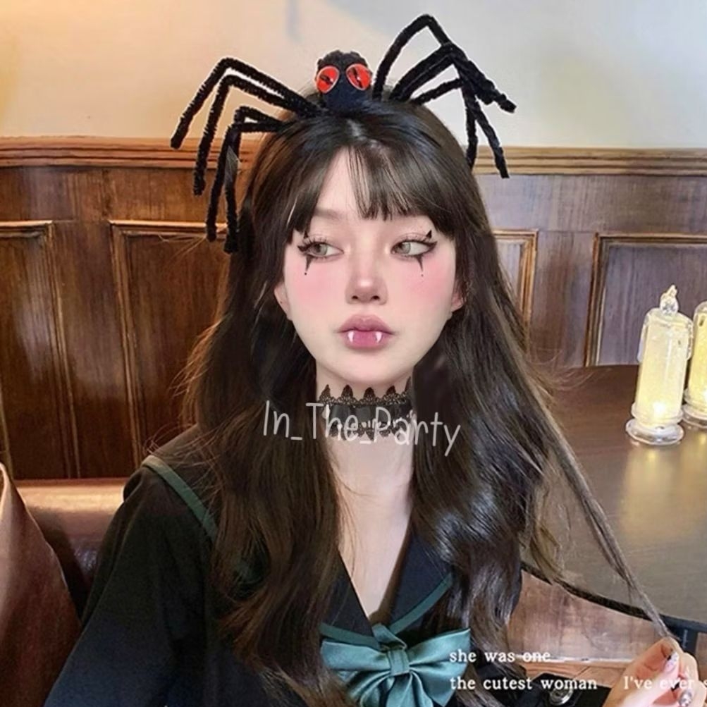 ￼(ร้านนี้ส่งไว) คาดผมแมงมุม คาดแฟนซีผมhalloween วันฮาโลวีน