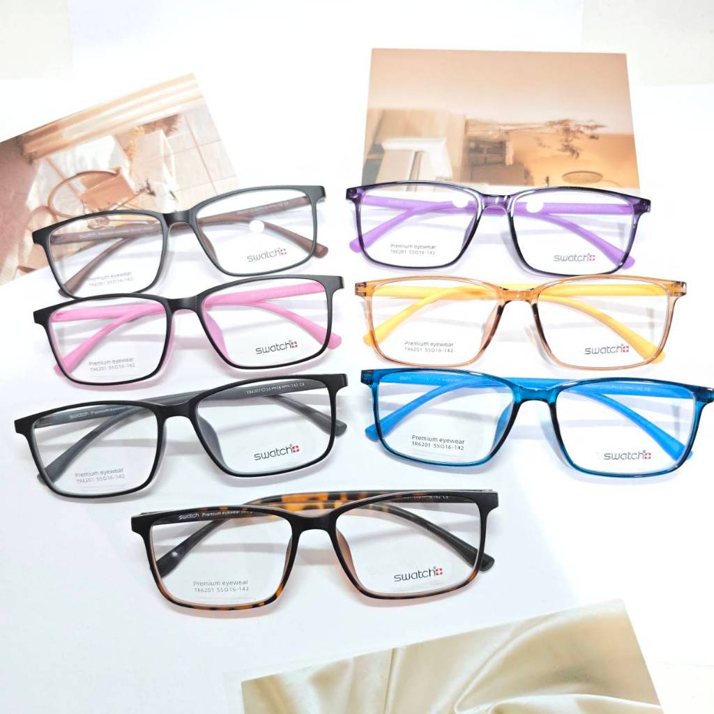 TR 6201 กรอบแว่นตา น้ำหนักเบา ยืดหยุ่น สำหรับตัดเลนส์สายตา - PAKPAO EYEWEAR