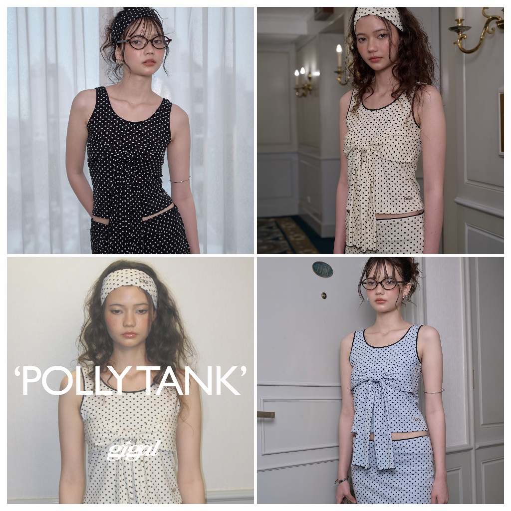 gigalofficial  POLLY TANK POLKA DOT