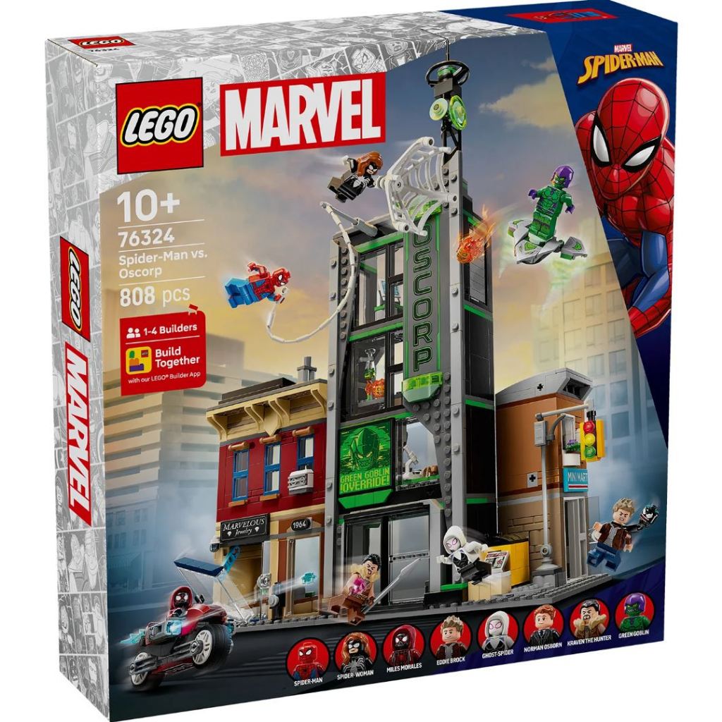LEGO® Marvel Spider-Man vs. Oscorp 76324