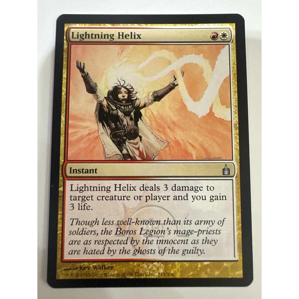 Ravnica: Lightning Helix ของแท้พร้อมส่ง MTG Magic the gathering
