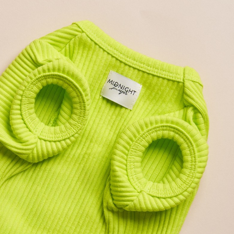 Midnight Layer - Midnight Sleeve Collection - เสื้อผ้าสัตว์เลี้ยง (NEON GREEN)
