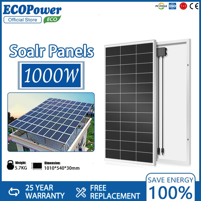 แผงเซลล์แสงอาทิตย์ 18V Monocrystalline แผงเซลล์แสงอาทิตย์รับประกันแสงโมโนแผงเซลล์แสงอาทิตย์