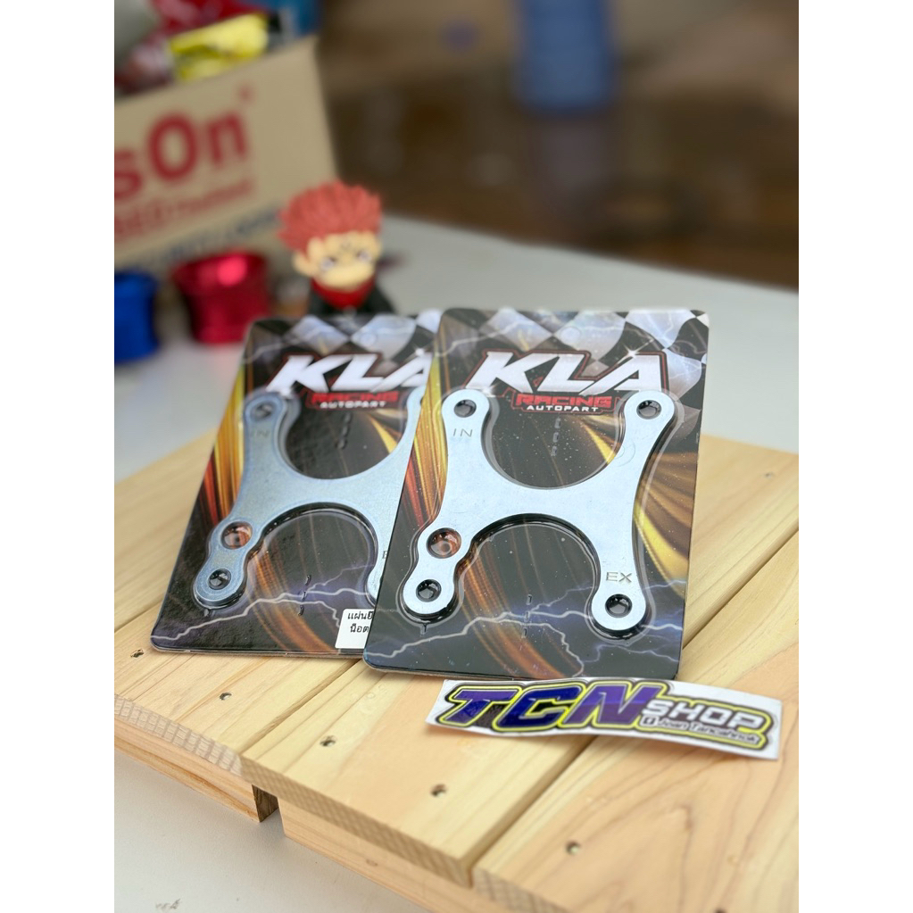 แผ่นยึดฝาสูบ หลบน๊อตตั้งวาล์ว งานKLA racing