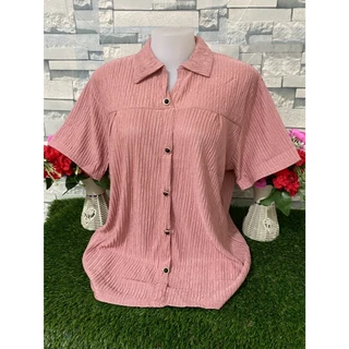 เสื้อสีดำ เสื้อคอปกดำ ผ้าทอฟฟี่สีพื้น อก 40-46นิ้ว เสื้อเชิ๊ตผ้าท็อฟฟี่ ผ้านิ่มใส่สบาย รุ่น202 (ดำมาแล้วค่ะ)