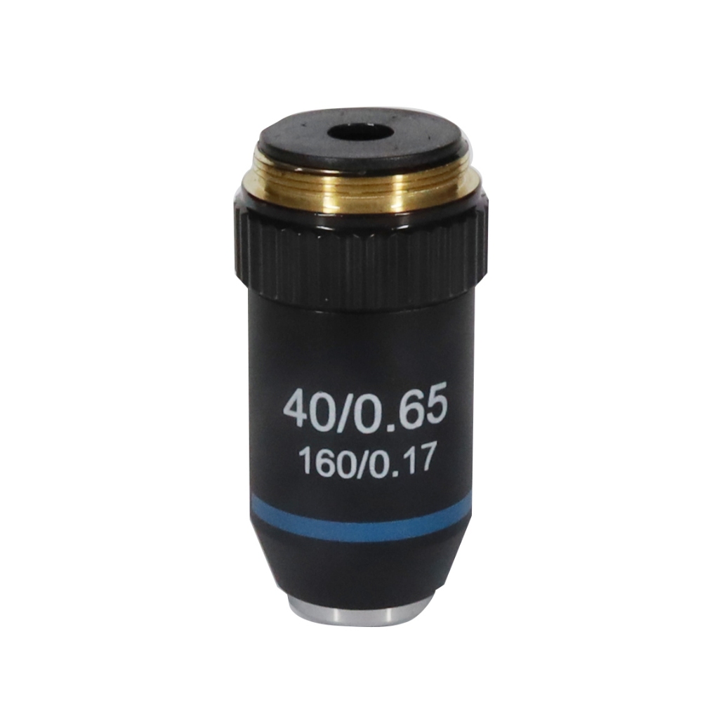 เลนส์วัตถุ Achromatic 40x/0.65 สำหรับกล้องจุลทรรศน์ (Achromatic Objective Lens 40X/0.65)