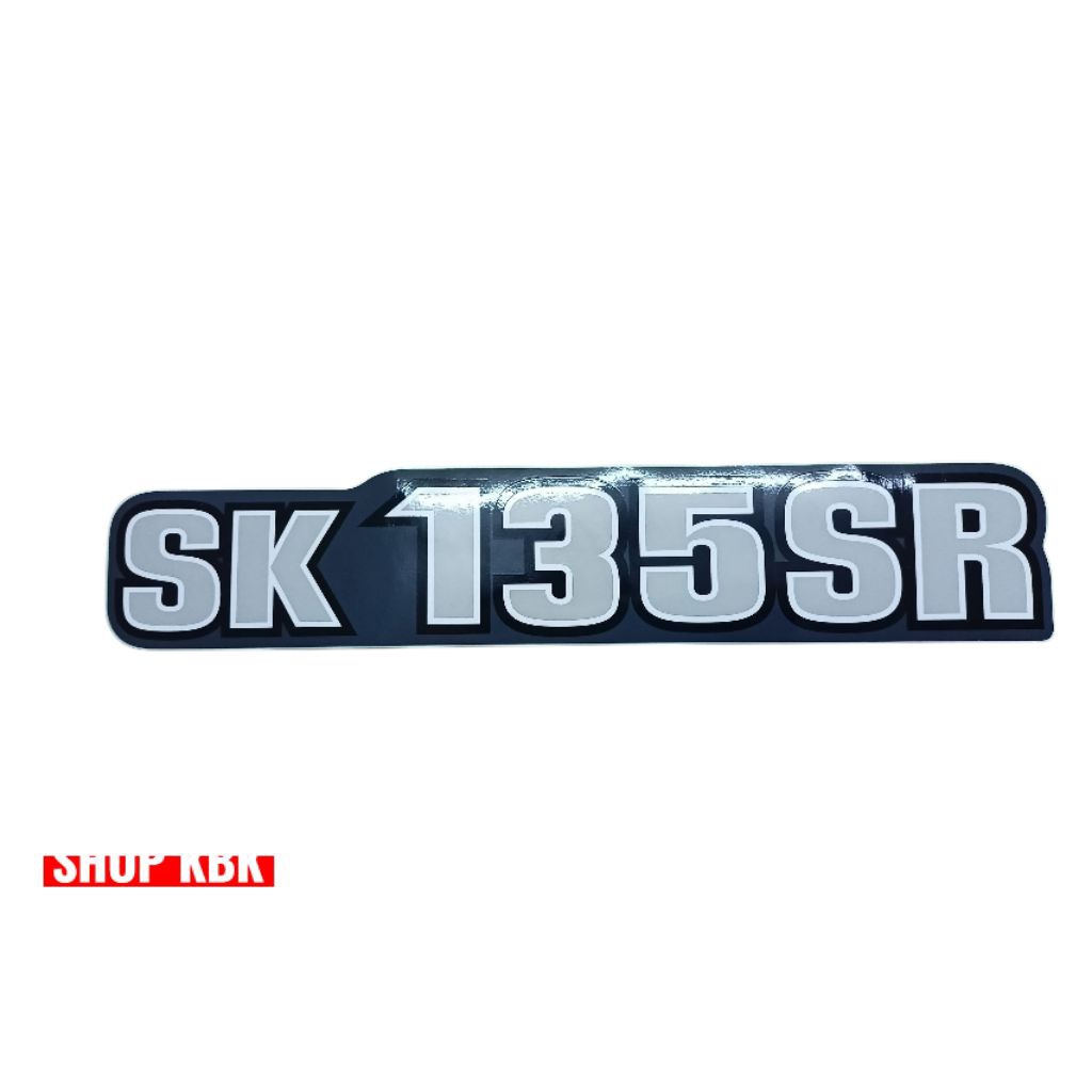 สติ๊กเกอร์ SK135SRสติ๊กเกอร์รถขุดKOBELCO SK135SRด้านซ้าย/ด้านขวา