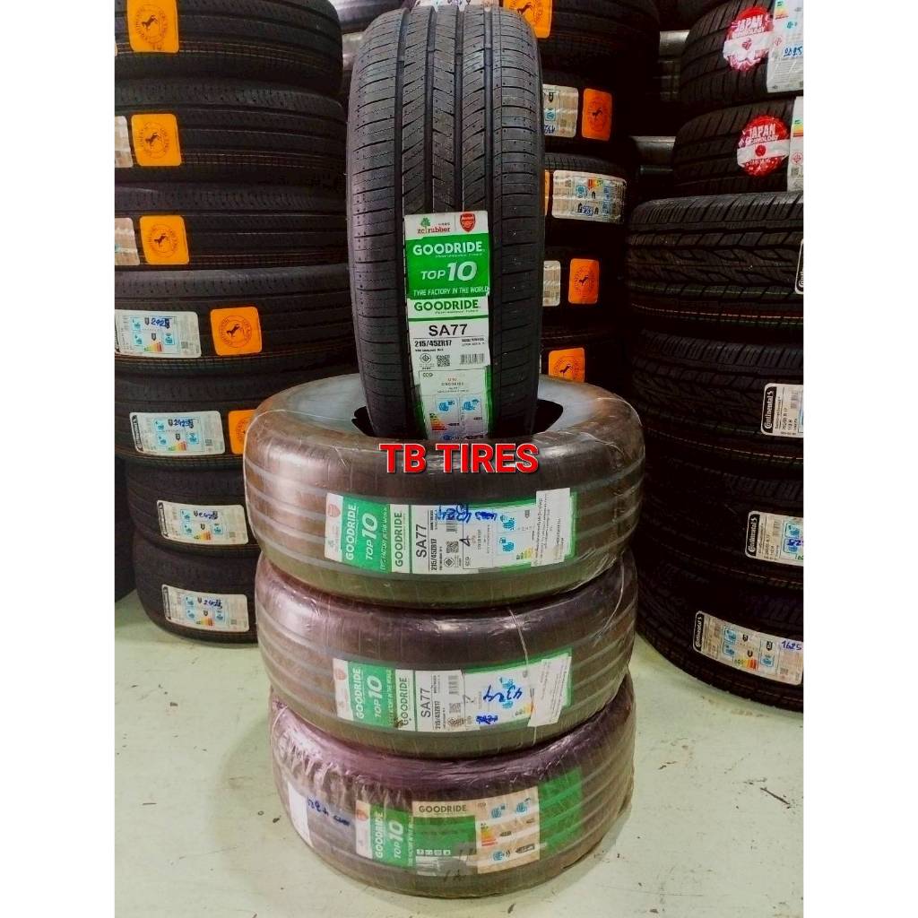 ยางรถยนต์ 215/45R17 SA77 91W // GOODRIDE (ยางใหม่ค้างปี 2024)
