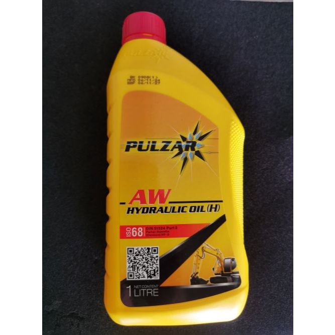 น้ำมันไฮดรอลิค น้ำมันโช๊ครถจักรยานยน มอเตอร์ไซด์ เพาวซ่าร์ AW เบอร์68 PULZAR AW HYDRAULIC OIL ISO 68