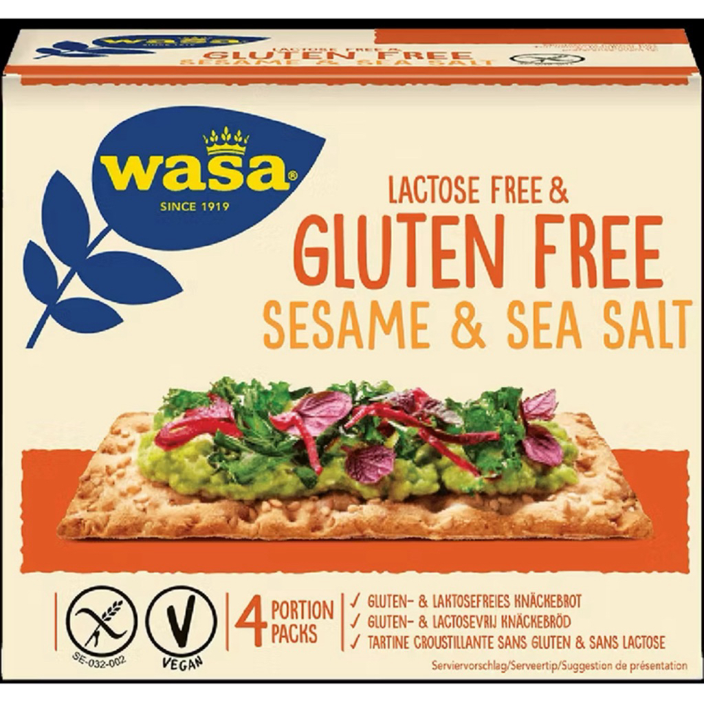 Wasa Vitalite/Fibre/Original/Milch/Crisp Wheat/Sesam/Integrale/Vollkorn Roggen/Authentique/Gluten free/Seasalt ราคาถูก Shopee Lazada
