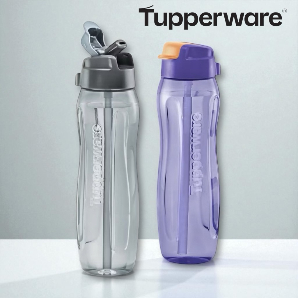 Tupperware รุ่น ขวดน้ำ Slim Eco Bottle with straw 750ml