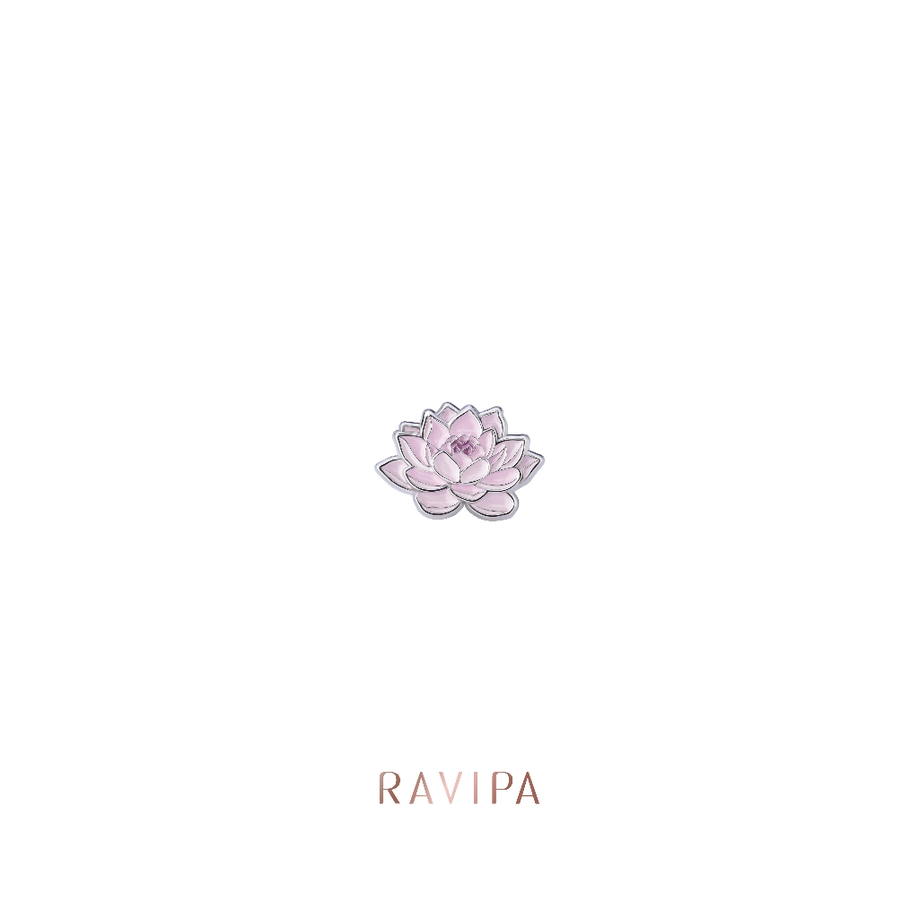 Ravipa | Lakshmi Lotus Pin พระแม่ลักษมี - เข็มหมุด