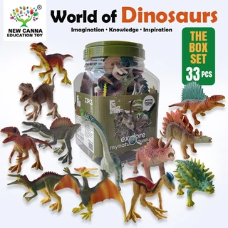 NEW CANNA Jurassic World Dinosaurs ไดโนเสาร์ Action Figures ขนาดใหญ่ รุ่นตัวเลขการกระทำ เปิดปากได้