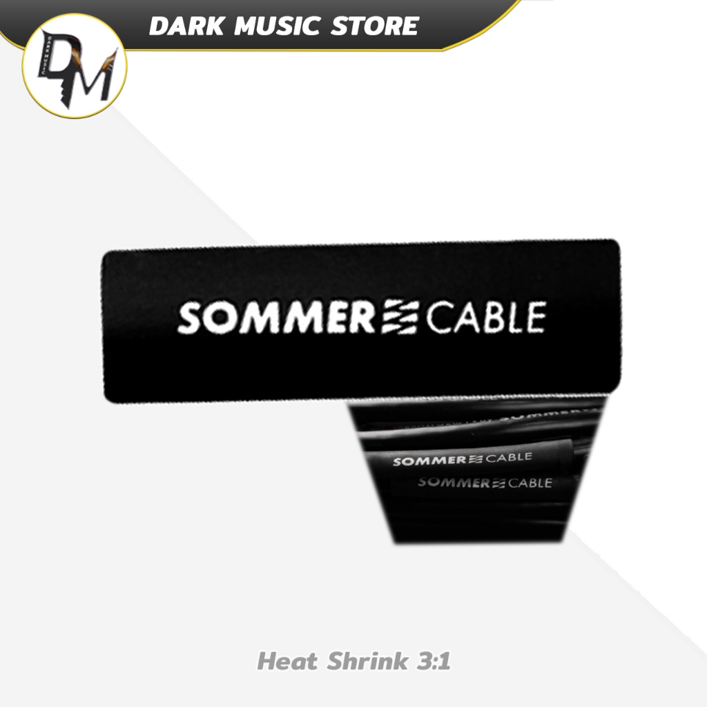 Sommer ท่อหด Heat Shrink Tubing ท่อหดหุ้มสายไฟ หุ้มสายสัญญาณ สายไมค์ สายเครื่องเสียง ของแท้100%