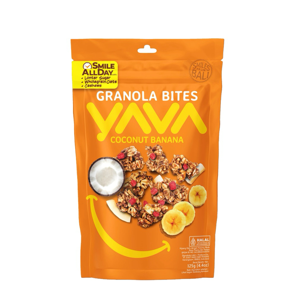 Yava Bites - Coconut Banana 125g.