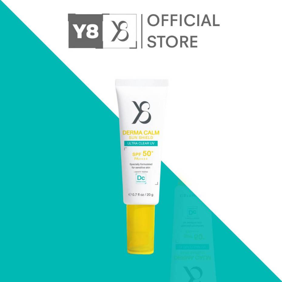 [ของแท้ 100%] Y8 Derma Calm Sun Shield SPF50+ PA++++ | กันแดดสำหรับผิวแพ้ง่าย เป็นสิวง่าย