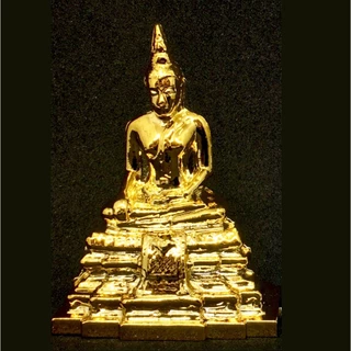พระเงินพระทอง เนื้อพลาสติกชุบเงา