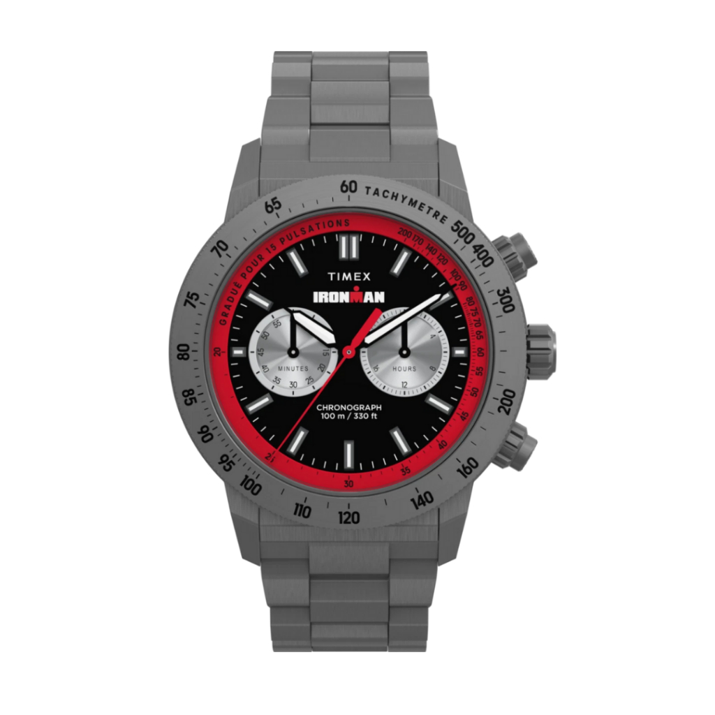 Timex TW2Y02000 IRONMAN Challenger Chronograph watch GUN BLACK นาฬิกา นาฬิกาข้อมือ นาฬิกาข้อมือผู้ชา