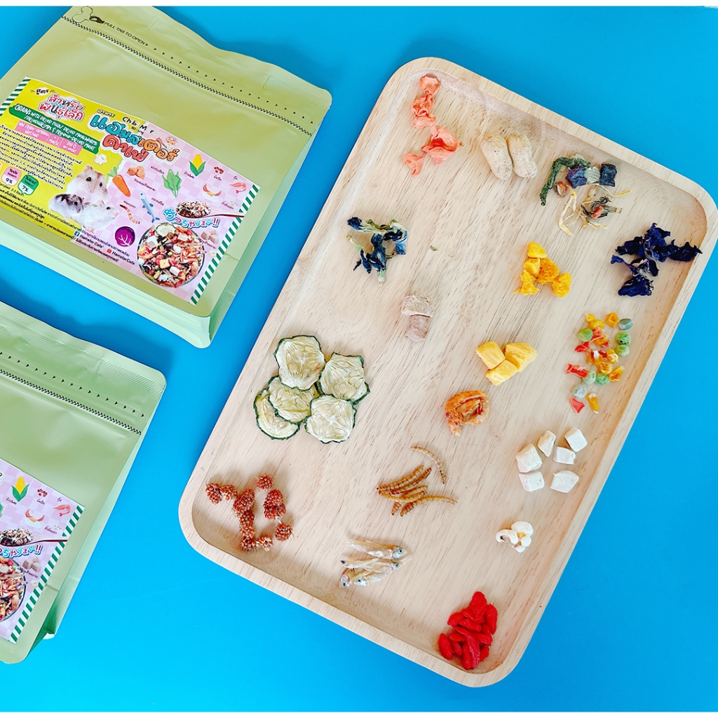 ✨ร้าน Hamster Cafe' อาหารแฮมสเตอร์ สูตรสายพันธุ์เล็ก 300 g. By Hamster Cafe’🐹🥗 - รูปที่ 3