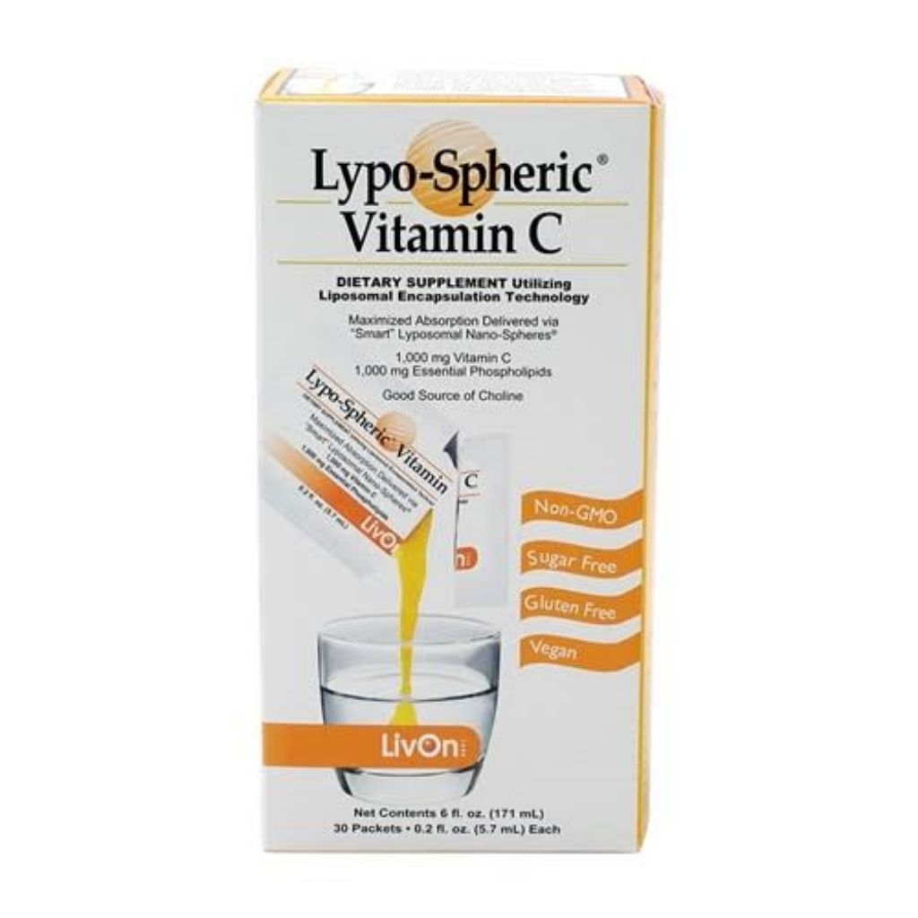 Lypo Spheric Vitamin C Livon 30ซอง วิตามินซีของแท้จากอเมริกา