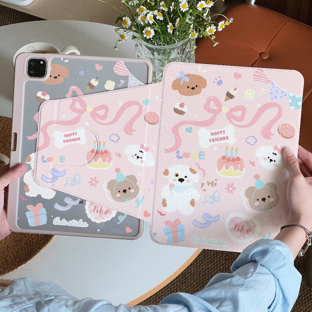 ⭐พร้อมส่ง⭐เคสแท็บเล็ต Samsung สำหรับ Tab S9 S10FE S6 Lite หมุนได้ 360° S10+ มีที่ใส่ปากกา A9 S8 S7
