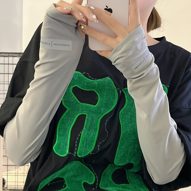 ปอกแขนกันแดด กันUV ระบายอากาศได้ดี ผ้ายืดหยุ่นสูง นุ่มเรียบใส่สบาย สำหรับทำกิจกรรมกลางแจ้ง - รูปที่ 5