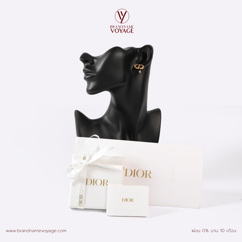 D I O R Clair D June Earrings DC22 💰