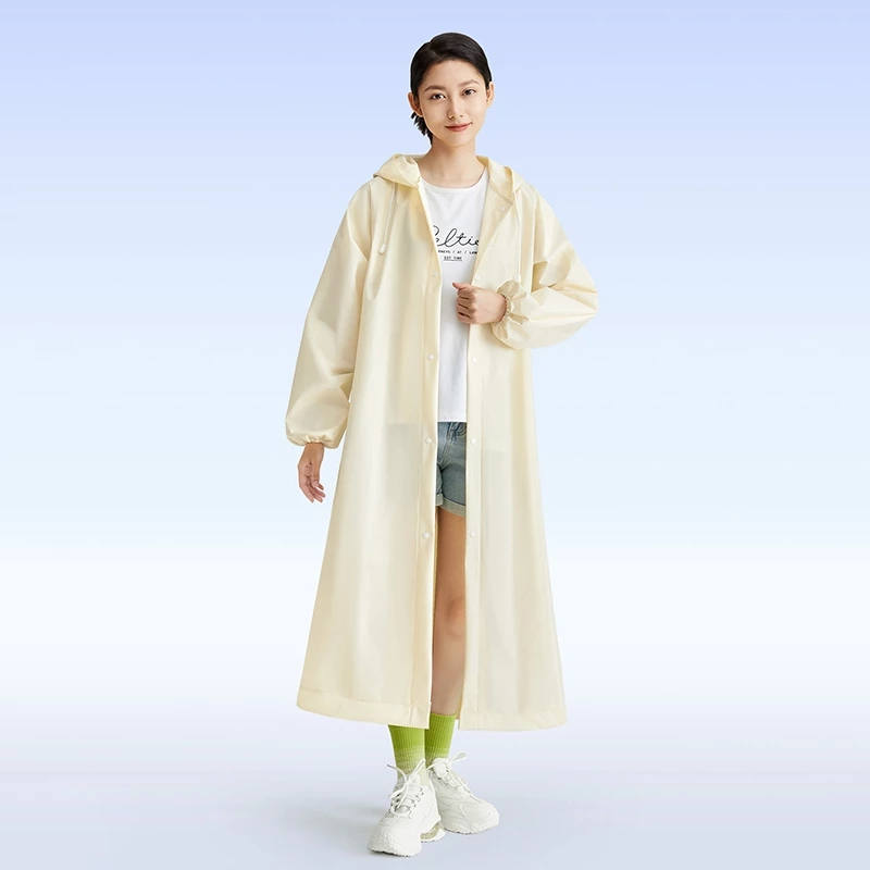 เสื้อกันฝน เสื้อกันฝนผู้ใหญ่ ชุดกันฝน EVA Rain coats กันน้ำแบบหนา กรัม คุณภาพดี พร้อมส่ง
