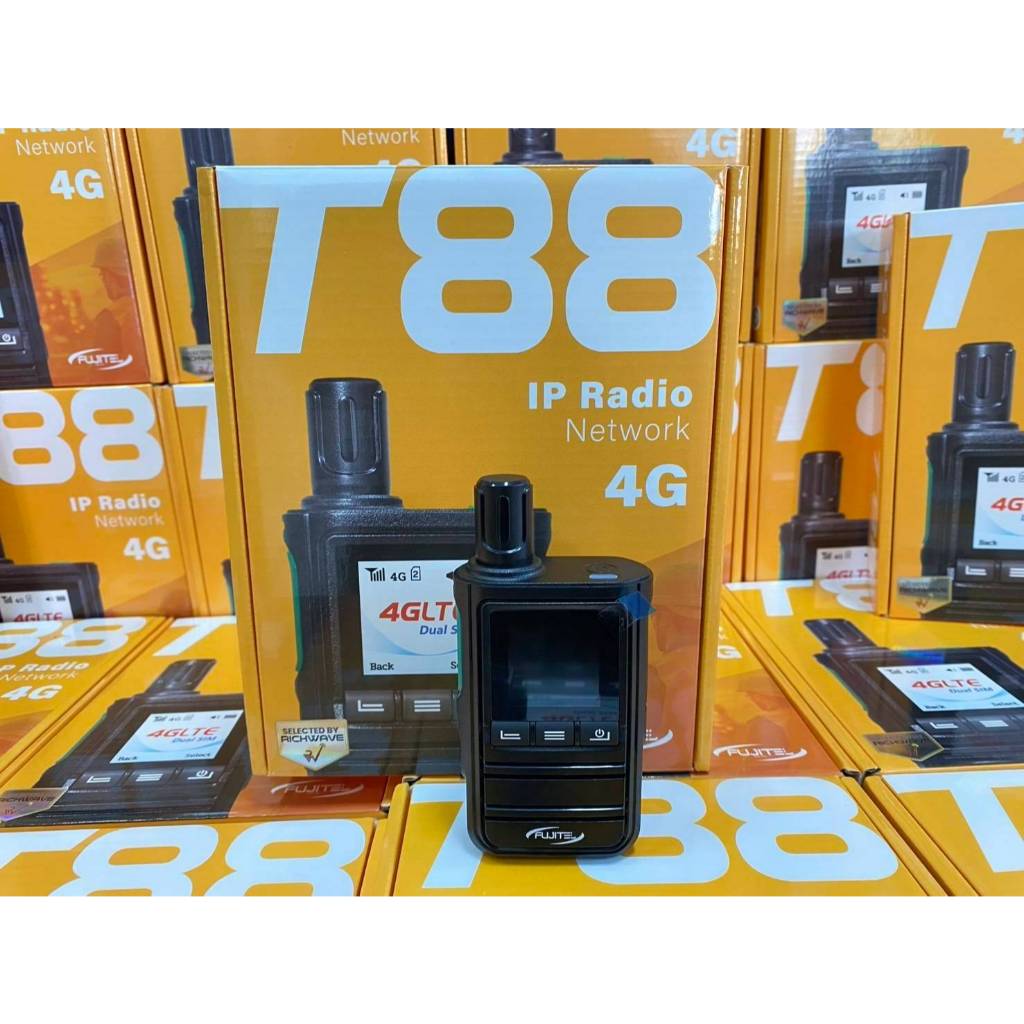 วิทยุสื่อสาร FUJITEL T88  พร้อมชิม DATA 1 ปี ไม่จำกัดระยะทาง คุยได้ทั่วโลก