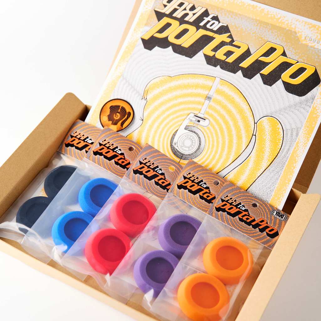 Japan Direct | YAXI EARPADS for KOSS PORTA PRO Multi-Color Pack with A3 Poster & Pouch