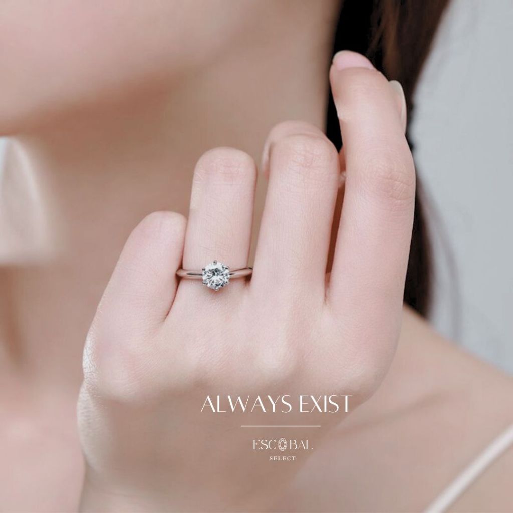 ESCOBAL แหวน Always Exist แหวนแฟชั่น แหวนผู้หญิง แหวนปรับขนาดได้ สไตล์ใหม่ แหวนมงคล แหวนดีไซน์สวย