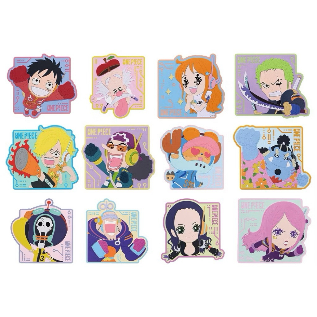 (พร้อมส่ง)One Piece Ichiban Kuji Future Island Egghead ที่รองแก้วยาง ลิขสิทธิ์แท้