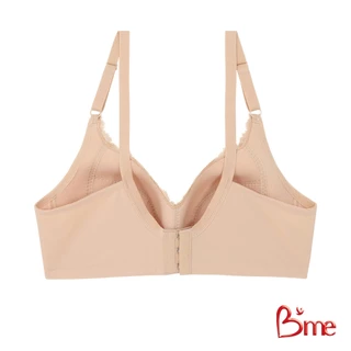 B'me เสื้อชั้นในไร้โครง level 1 ฟองบาง รุ่น ME1B94 สีดำ สีนู้ด (ลูกไม้ลาย Cherry Blossom)
