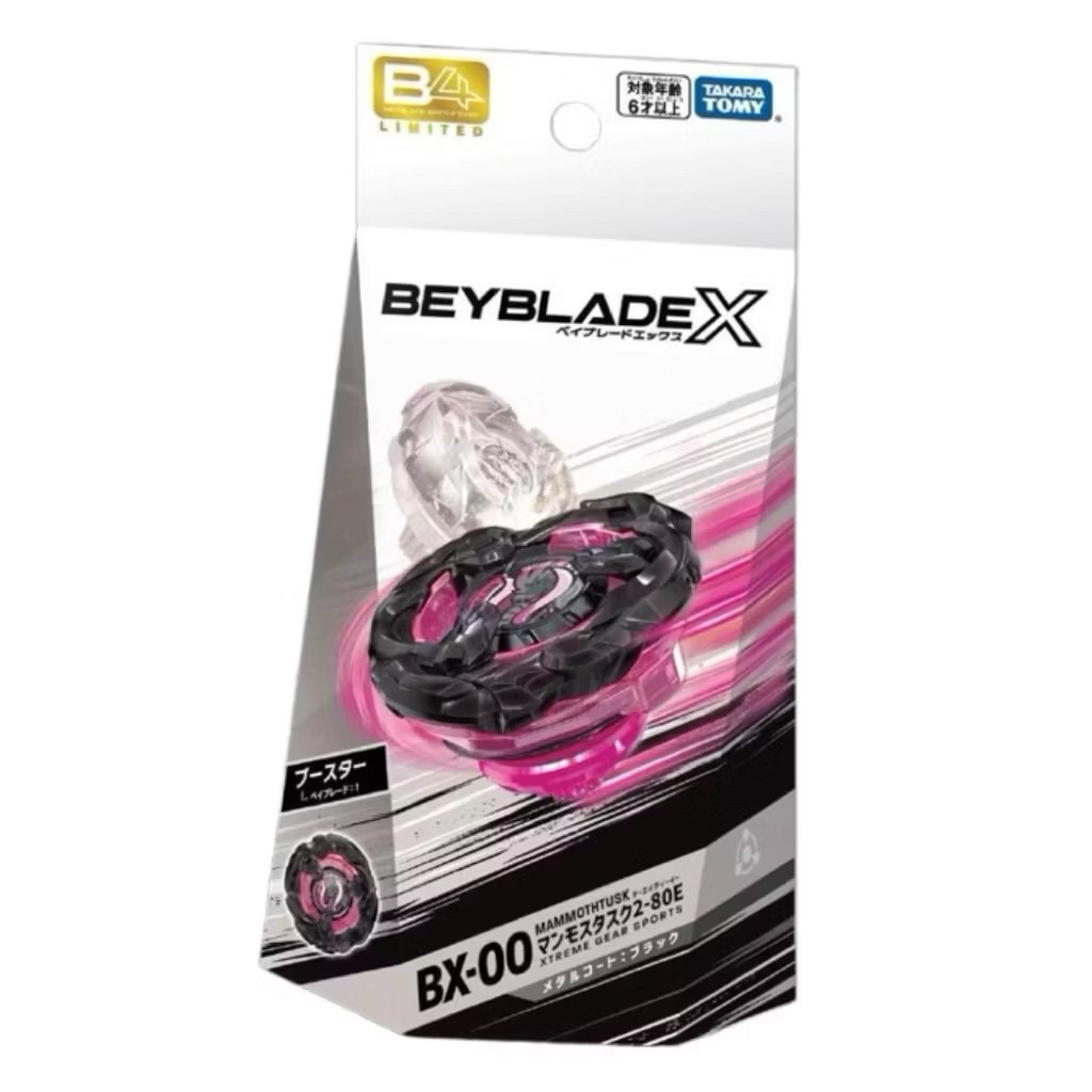 พร้อมส่งด่วนที่ไทย🇹🇭🔥แท้100%🔥BEYBLADE X BX-00 Mammoth Task 2-80E Metal Coat Black Takara Tomy โค้ดคร