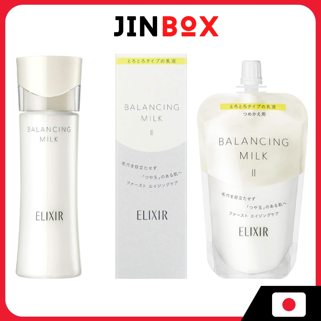 Elixir Balancing Milk Emulsion Moisturizing Pore Care Moisturizing Shiseido