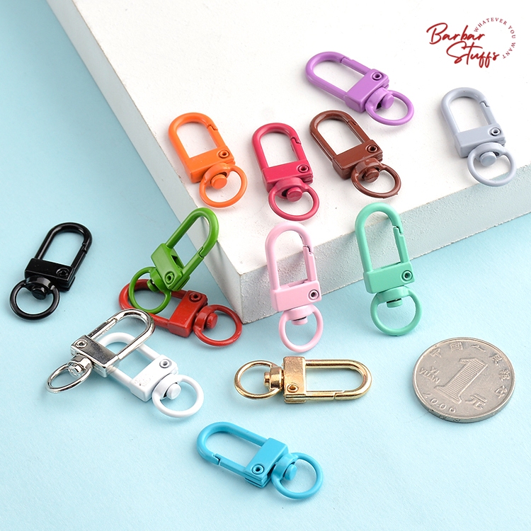 🌈พร้อมส่งในไทย!!🌈 ตะขอตัว U ตะขอก้ามปู ห่วงตัว U ห่วงล็อค อะไหล่พวงกุญแจ งาน D.I.Y - รูปที่ 4