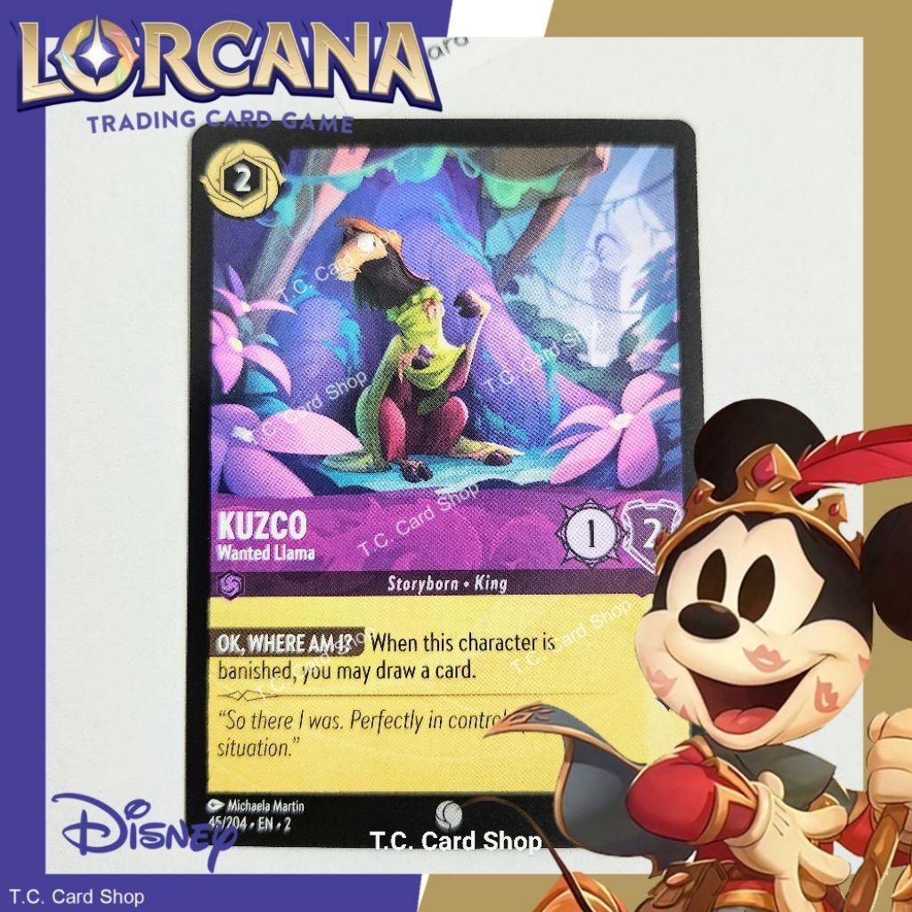 Kuzco - Wanted Llama 45/204 - Disney Lorcana (Rise of the Floodborn)