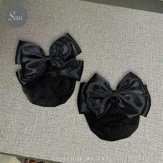 เน็ตติดผม โบว์ไม่มีหาง ขนาดเล็ก เรียบหรู ถูกระเบียบ