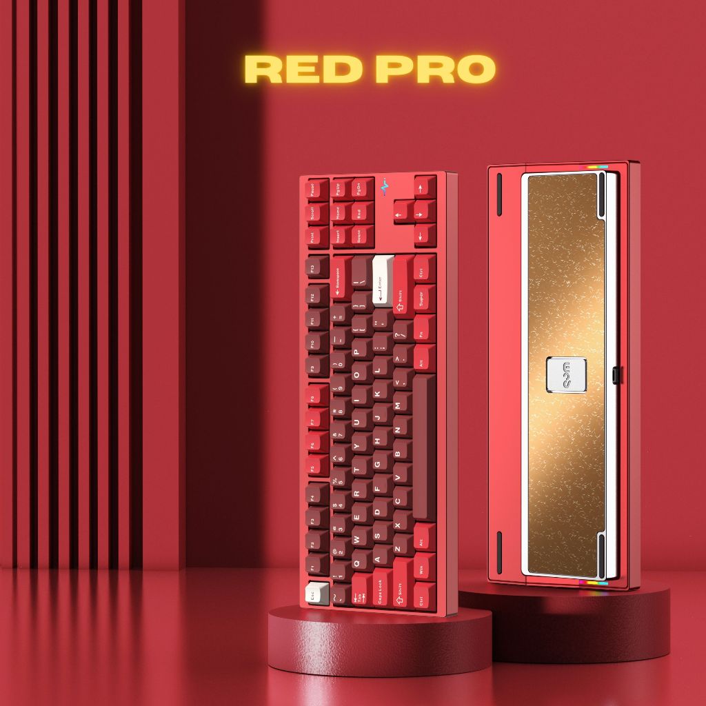 [โค้ดคุ้มลด20%] Crush80 Reboot Wobkey Aluminium คีย์บอร์ด 80% TKL Bluetooth Wireless Mechanical Keyboard Crush 80 รูปที่ 5