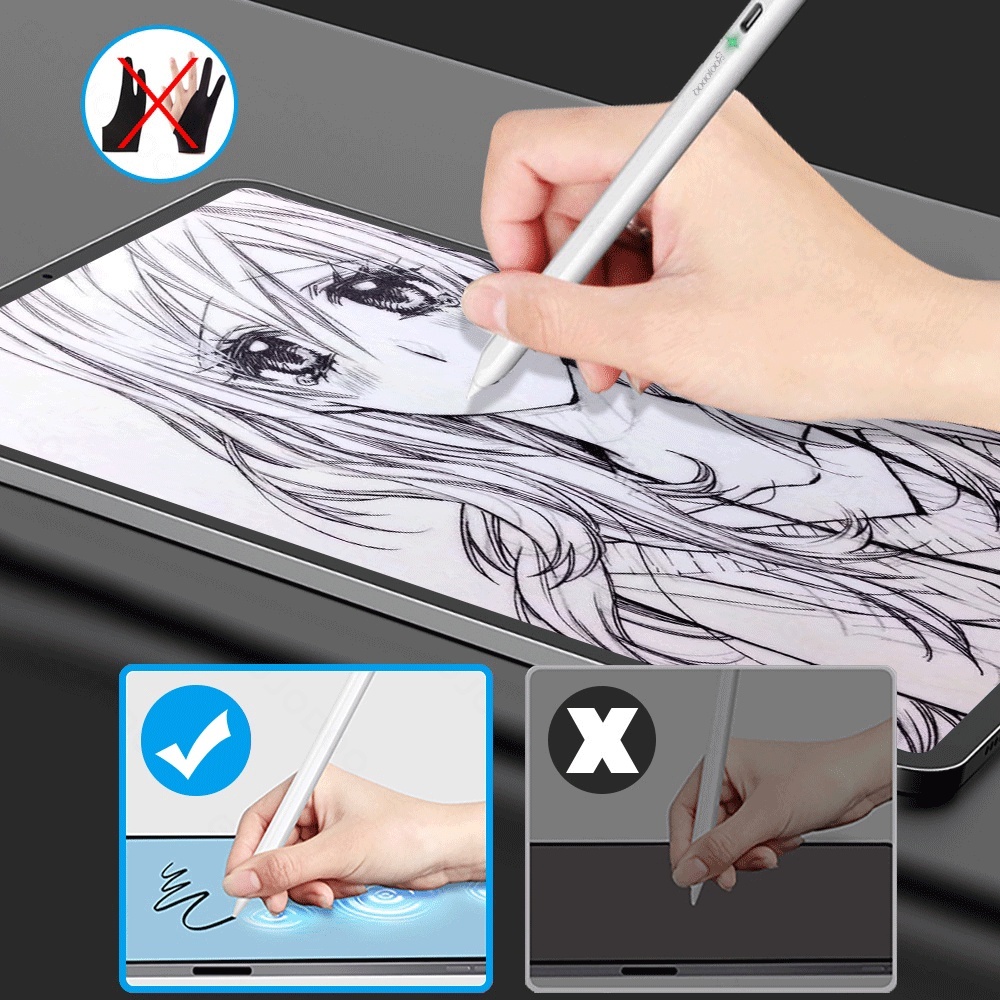 GOOJODOQ Gd11 Plus ปากกาทัชสกรีน วางมือบนจอ แรเงาได้ ปลายปากกาอัจฉริยะ Stylus Pen - รูปที่ 5