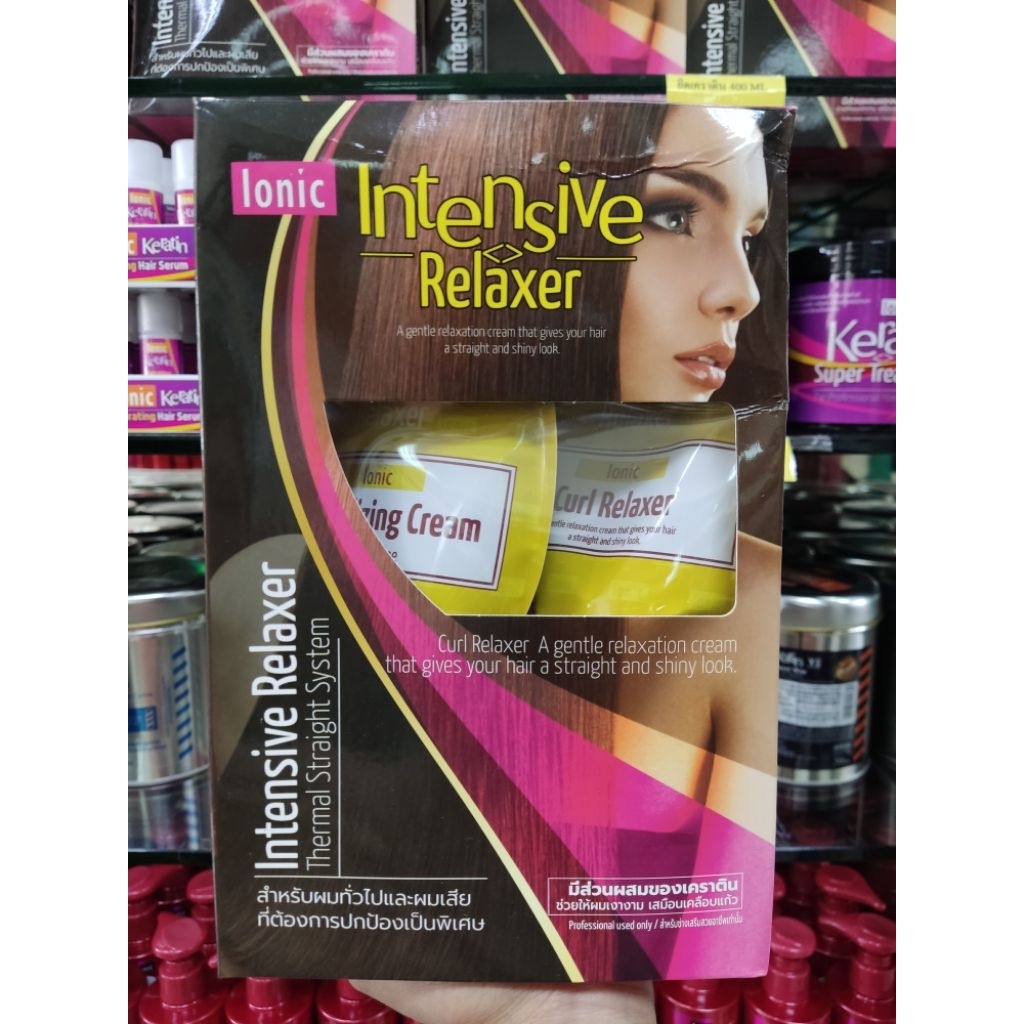 Ionic ครีมยืดผมเคราติน 400ml/น้ำยายืดผมเคราตินIONIC Intensive Keratin